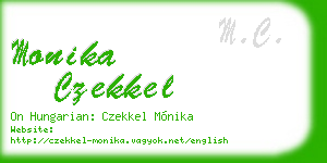 monika czekkel business card